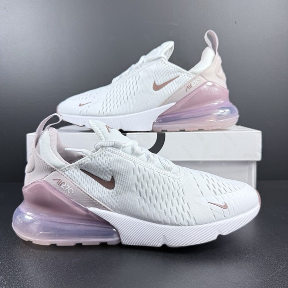 Nike Shoes - Nike Air Max 270 Athletic Shoes White Platinum Violet Women AH6789-120 Size 10.5